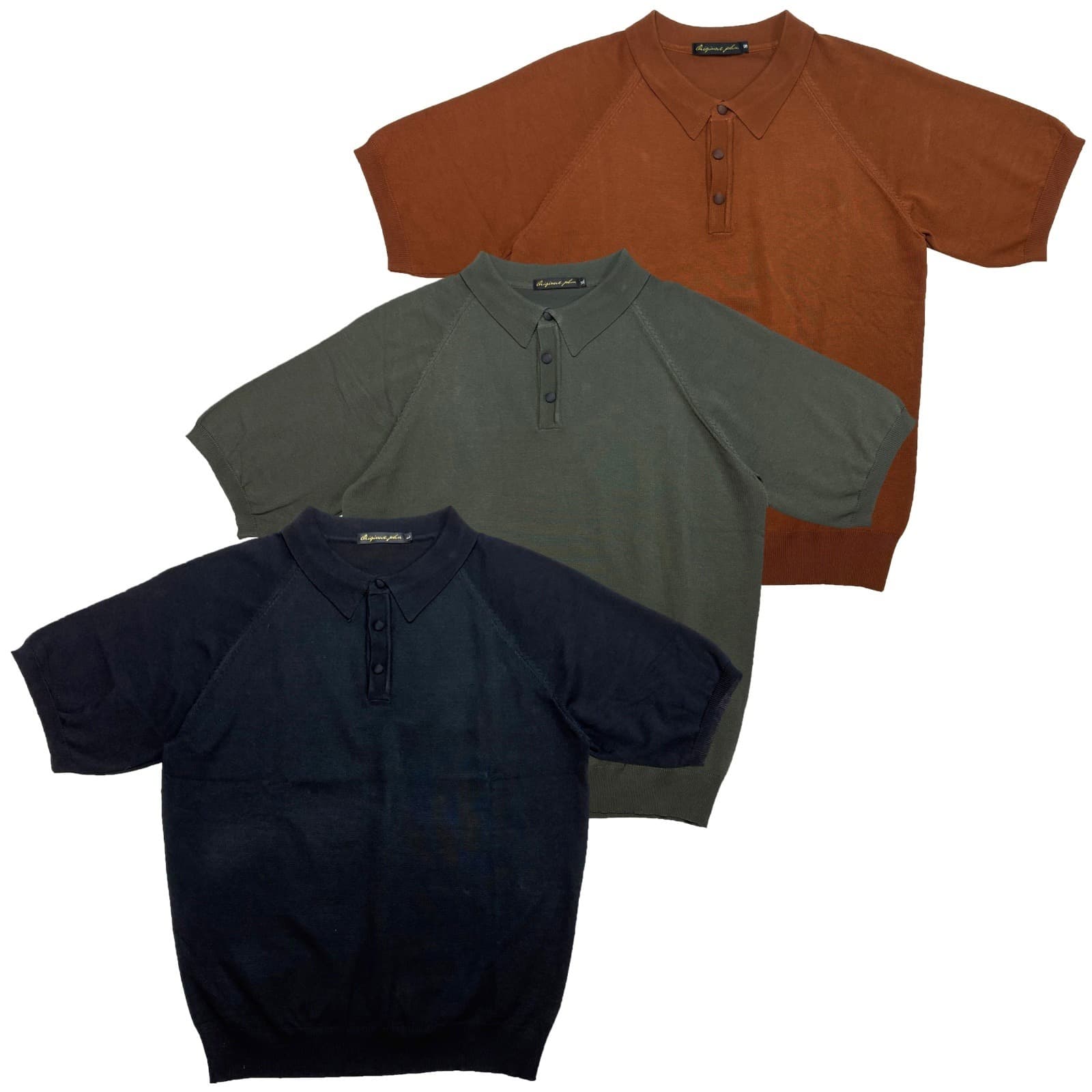 Original John(オリジナルジョン) | S/S Knit Polo - Sopwith camel
