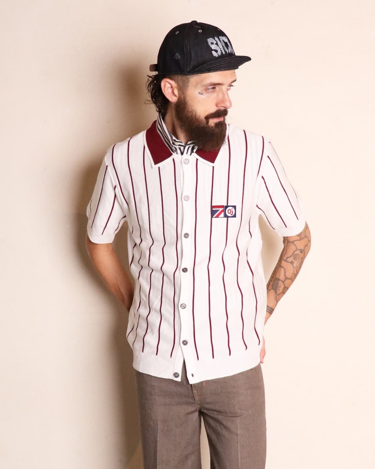 【4月入荷予定】S/S Stripe Cardigan