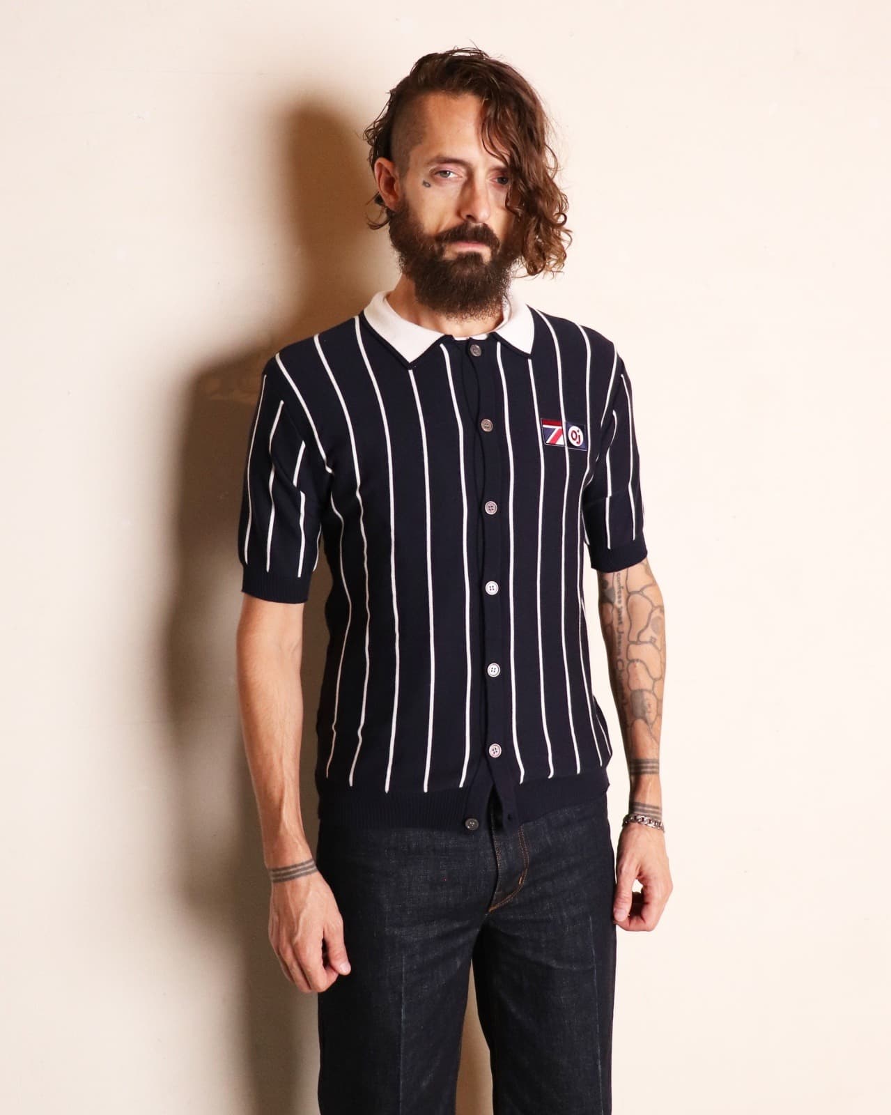 【4月入荷予定】S/S Stripe Cardigan