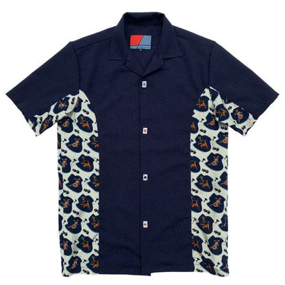 S/S Casino Shirts〈Navy〉