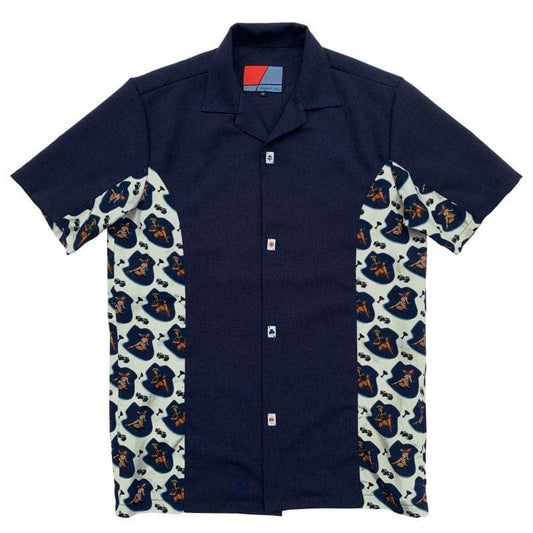 S/S Casino Shirts〈Navy〉