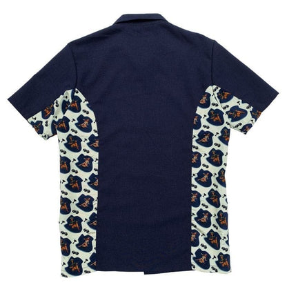 S/S Casino Shirts〈Navy〉