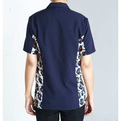 S/S Casino Shirts〈Navy〉