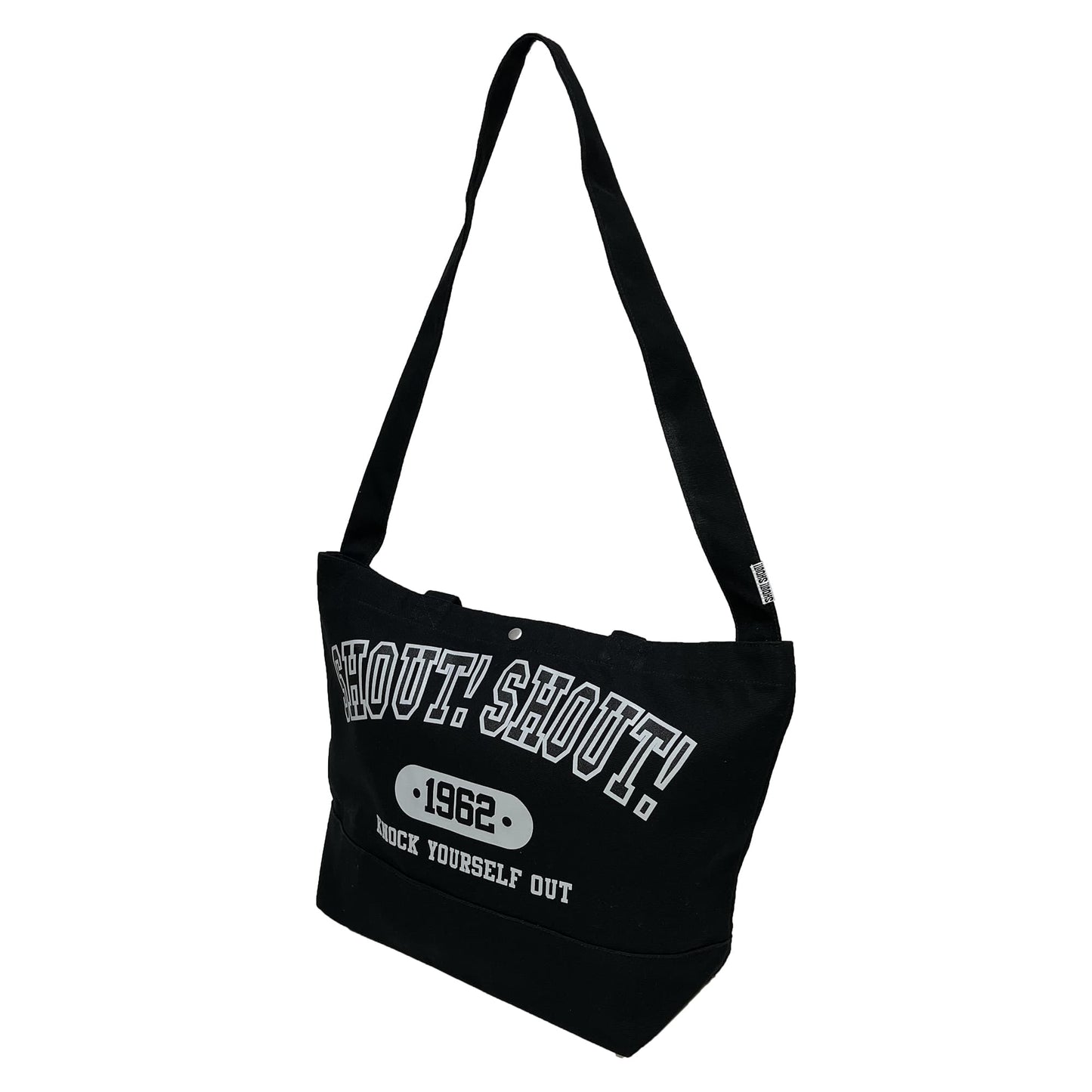 SHOUT! SHOUT! Shoulder Tote Bag〈Black〉