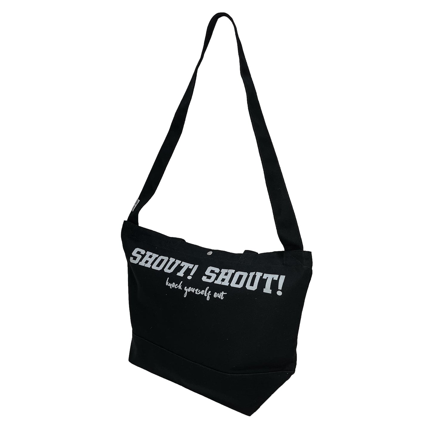 SHOUT! SHOUT! Shoulder Tote Bag〈Black〉