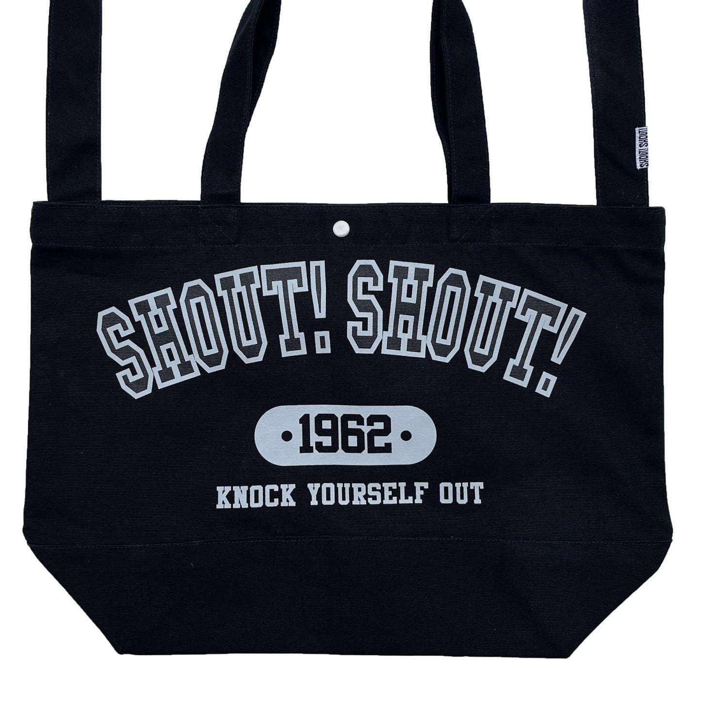 SHOUT! SHOUT! Shoulder Tote Bag〈Black〉