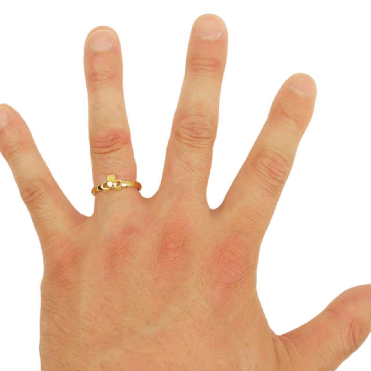Slender Claddagh Ring - Gold