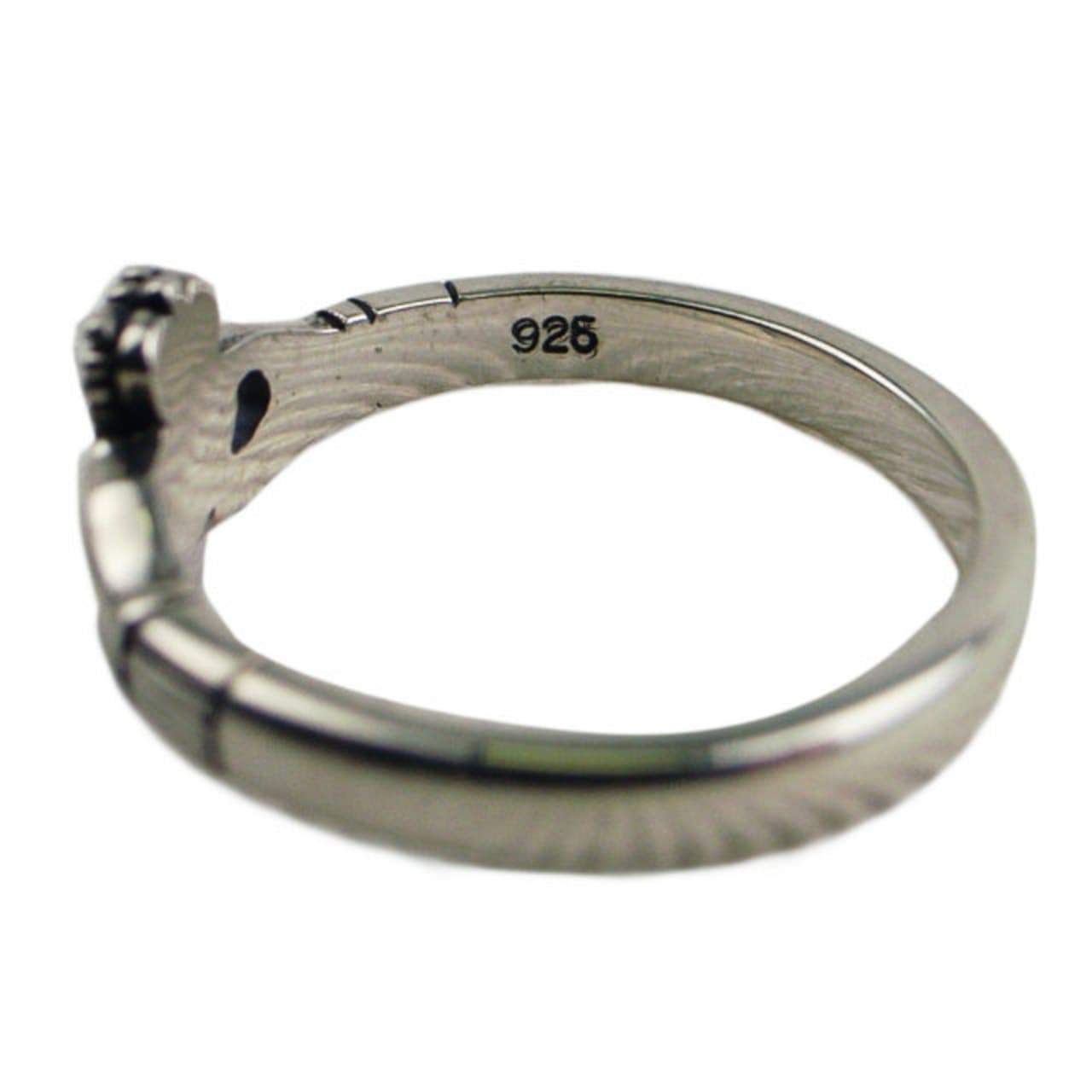 Slender Claddagh Ring - Silver