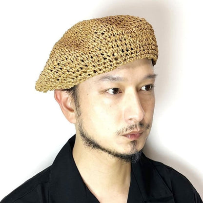 Straw Beret〈Brown〉