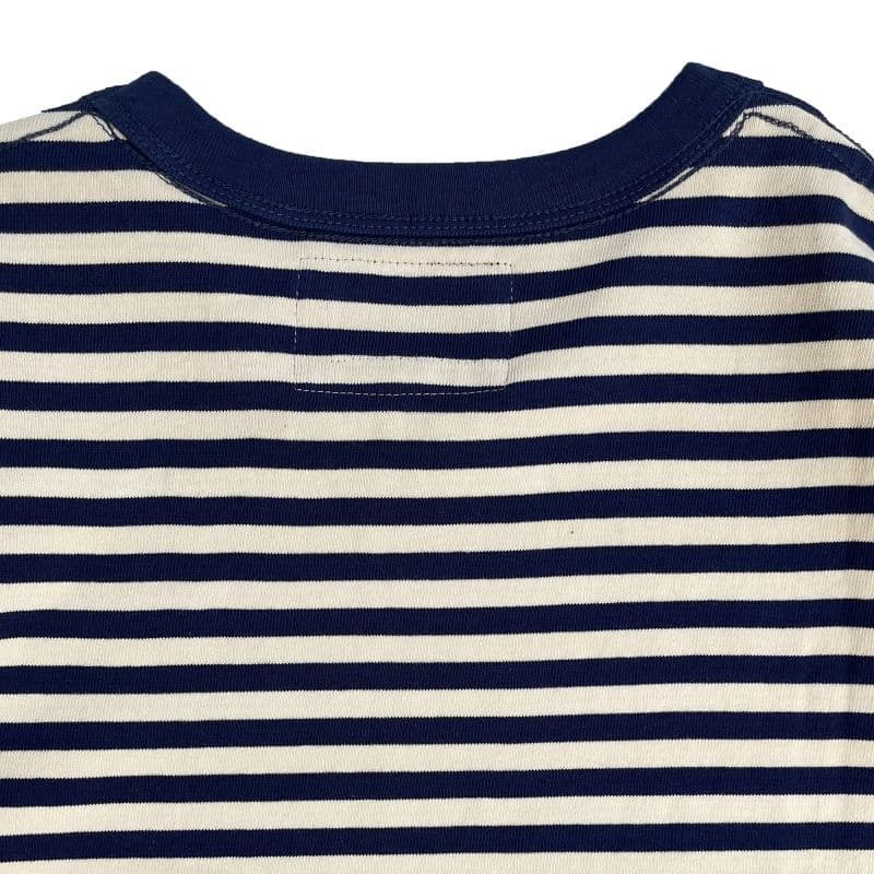 Stripe Basque Shirts〈Ivory×Blue〉
