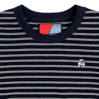 Stripe Basque Shirts〈Navy×White〉