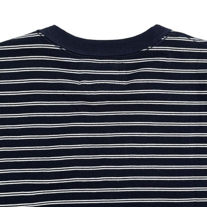 Stripe Basque Shirts〈Navy×White〉