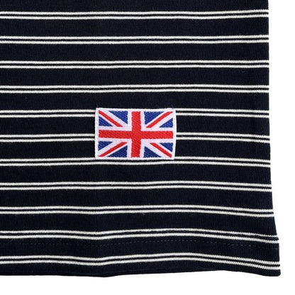 Stripe Basque Shirts〈Navy×White〉