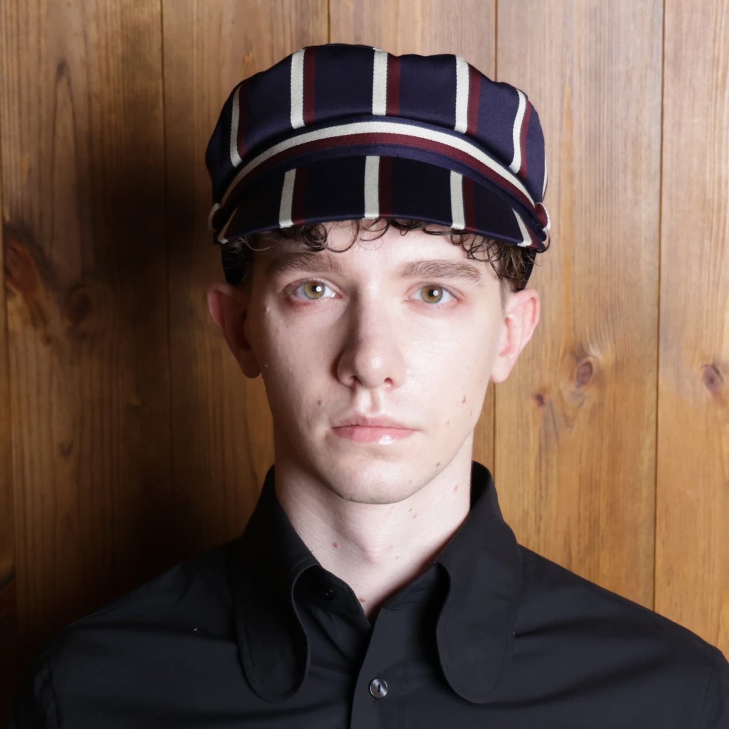 Stripe Liverpool Hat〈Navy〉