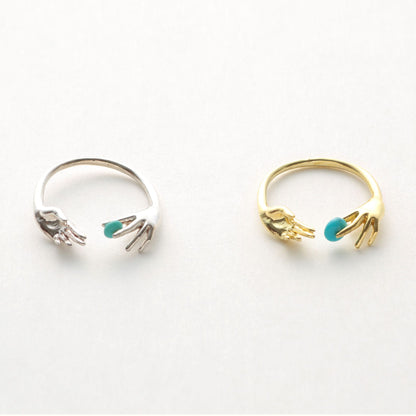 throw into the sea ring - Silver