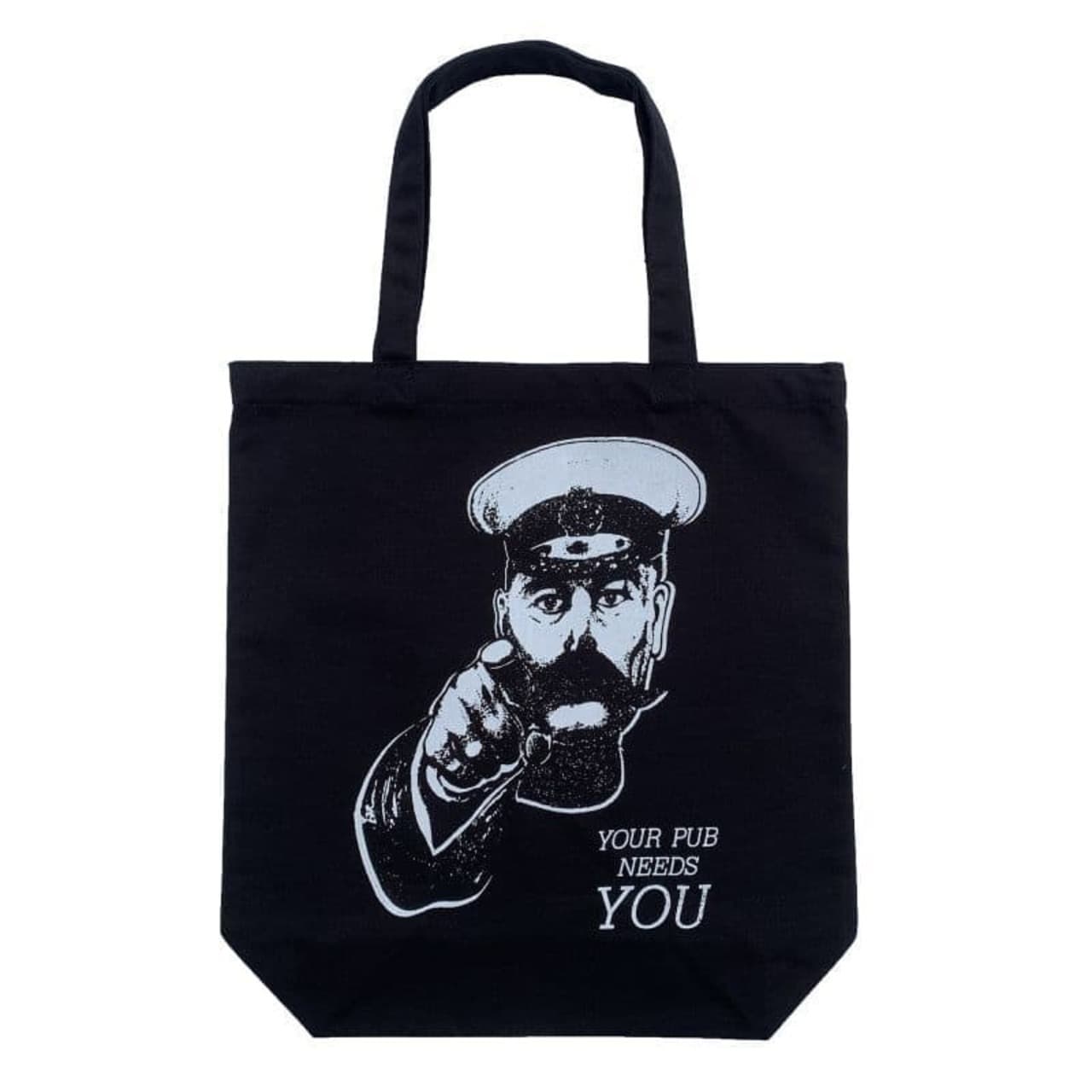 Tote Bag -YOUR PUB NEED YOU- 〈Black〉