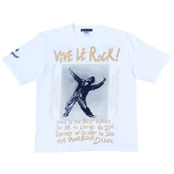 URAHARA V,L,R S/S [TSH512] - White×Gold