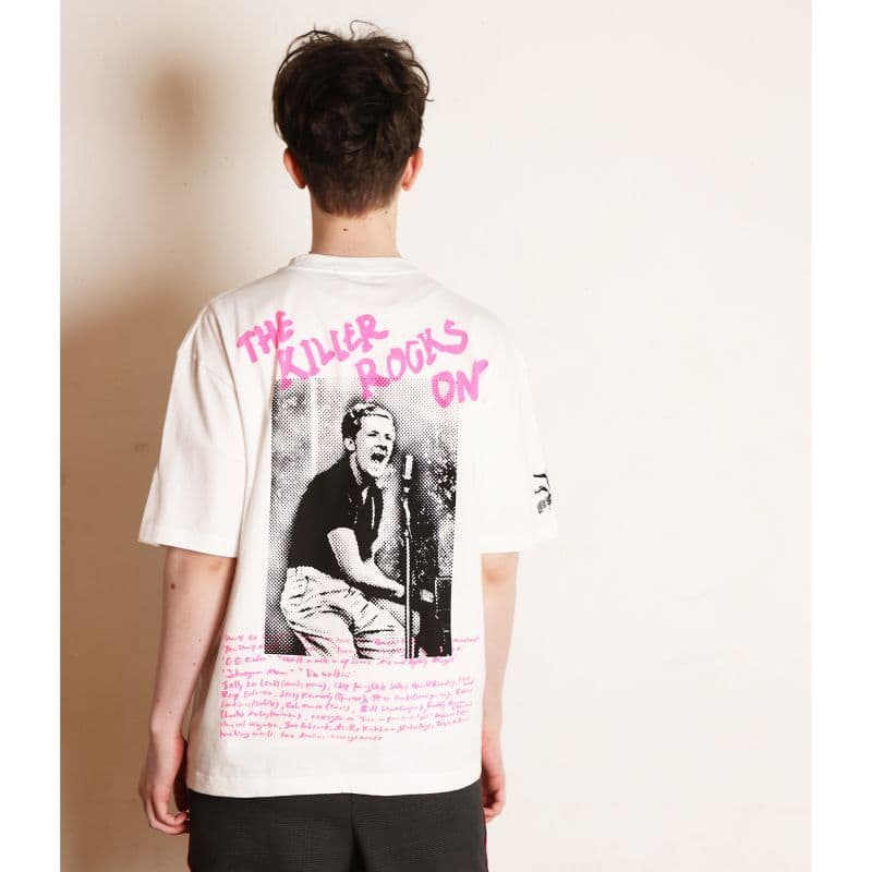 URAHARA V,L,R S/S [TSH512] - White×Pink