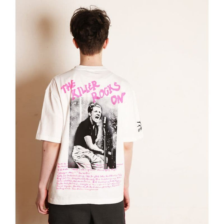 URAHARA V,L,R S/S [TSH512] - White×Pink