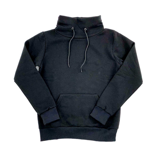 Felpa Collo Sciarpa〈Black〉
