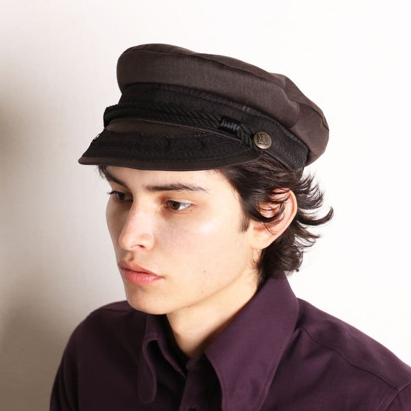 Vintage Fisherman's Cap〈Dark Brown〉