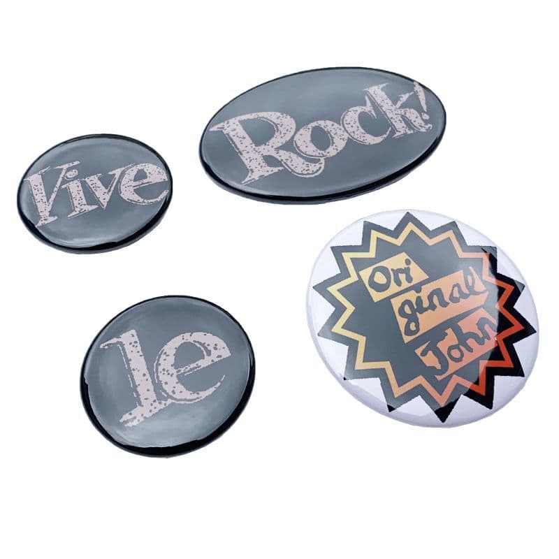 VIVE LE ROCK! BADGES