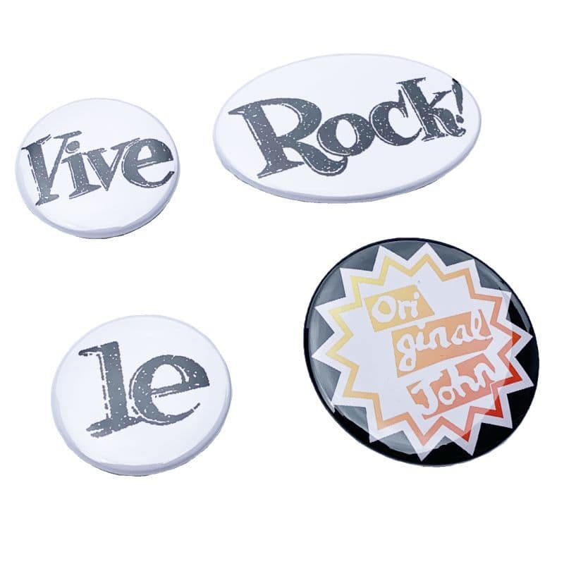 VIVE LE ROCK! BADGES