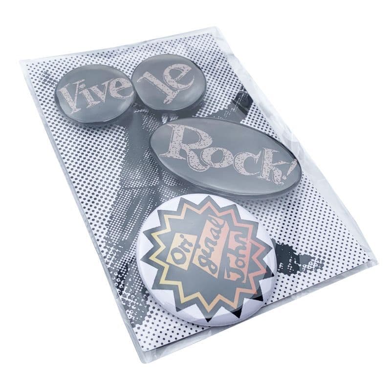 VIVE LE ROCK! BADGES