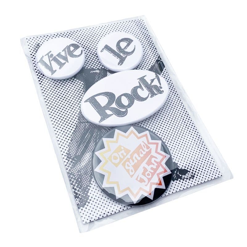 VIVE LE ROCK! BADGES