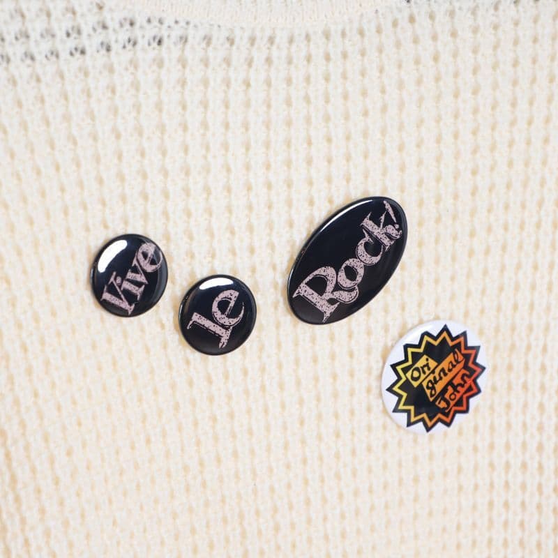 VIVE LE ROCK! BADGES