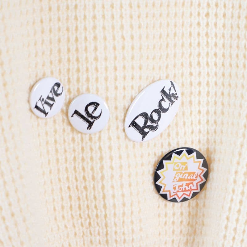 VIVE LE ROCK! BADGES