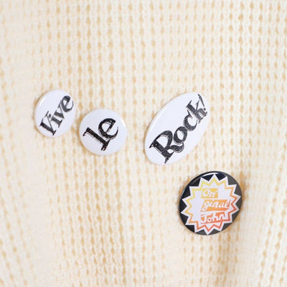 VIVE LE ROCK! BADGES