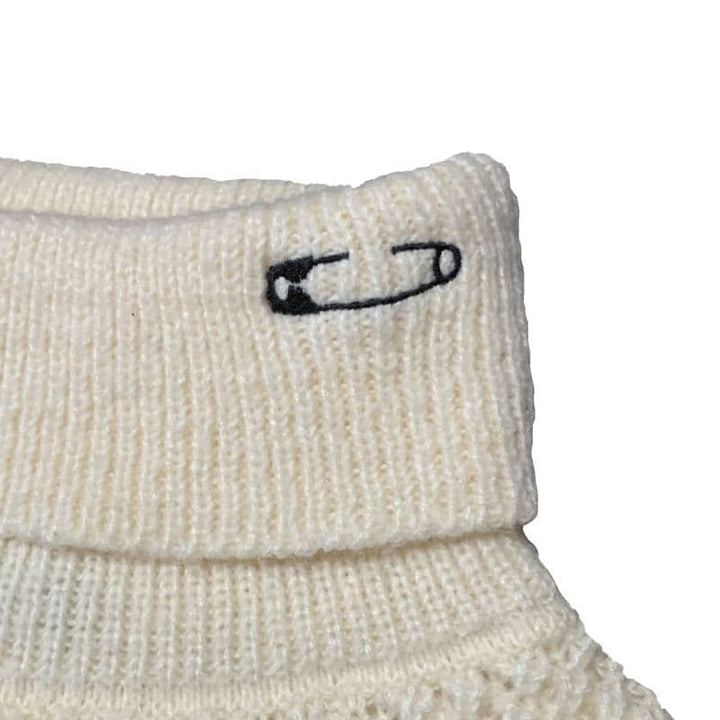 WAFFLE ROLLNECK JUMPER [KT511] - Ivory