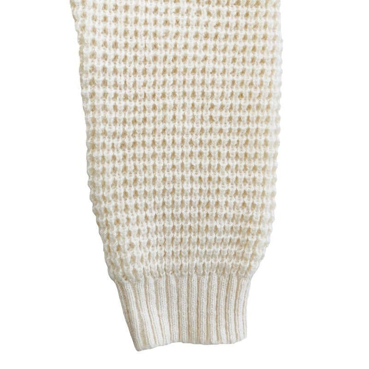 WAFFLE ROLLNECK JUMPER [KT511] - Ivory
