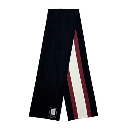 Woolly School Scarf〈Black〉