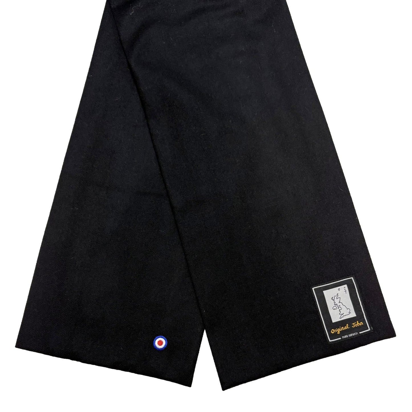 Woolly School Scarf〈Black〉