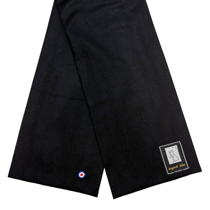 Woolly School Scarf〈Black〉