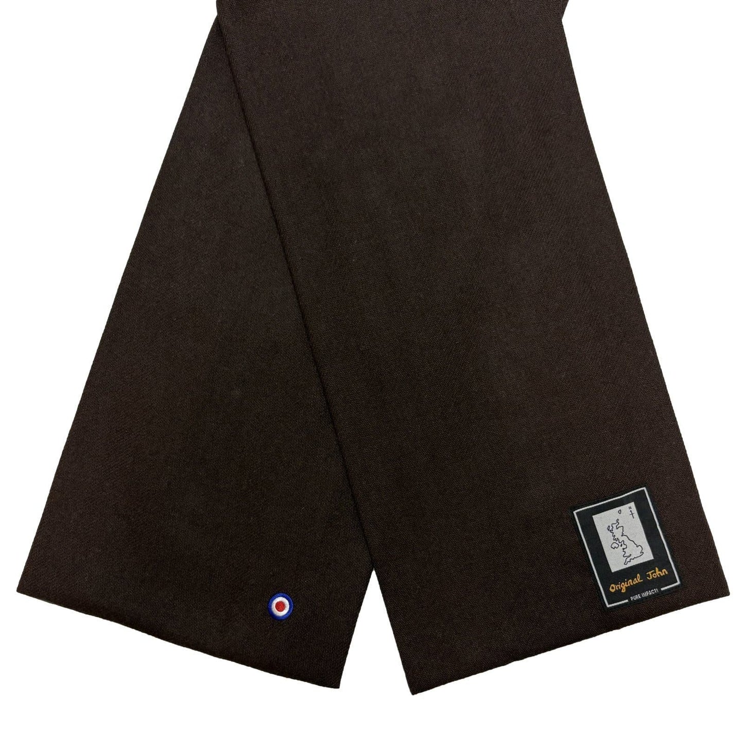 Woolly School Scarf〈Brown〉