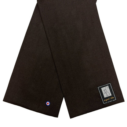 Woolly School Scarf〈Brown〉