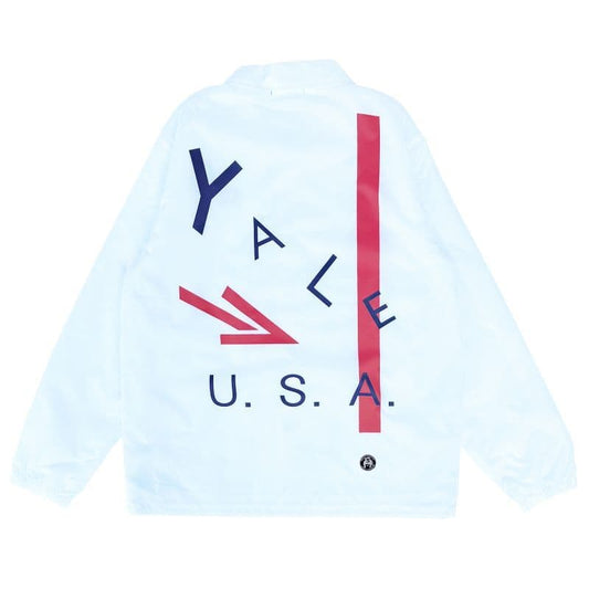 YALE Coach Jacket〈White〉