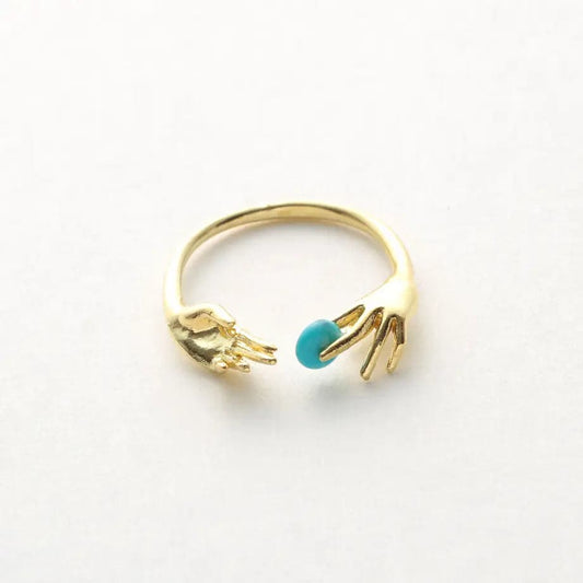throw into the sea ring - Gold