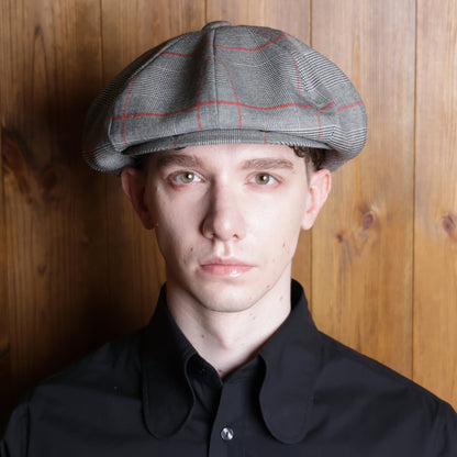 British Casquette〈Check Grey〉