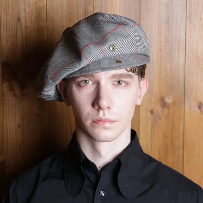 British Casquette〈Check Grey〉
