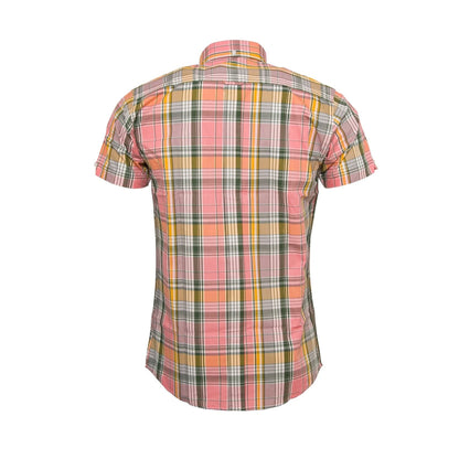 Relco Pink Check Shirts S/S [CK-78]