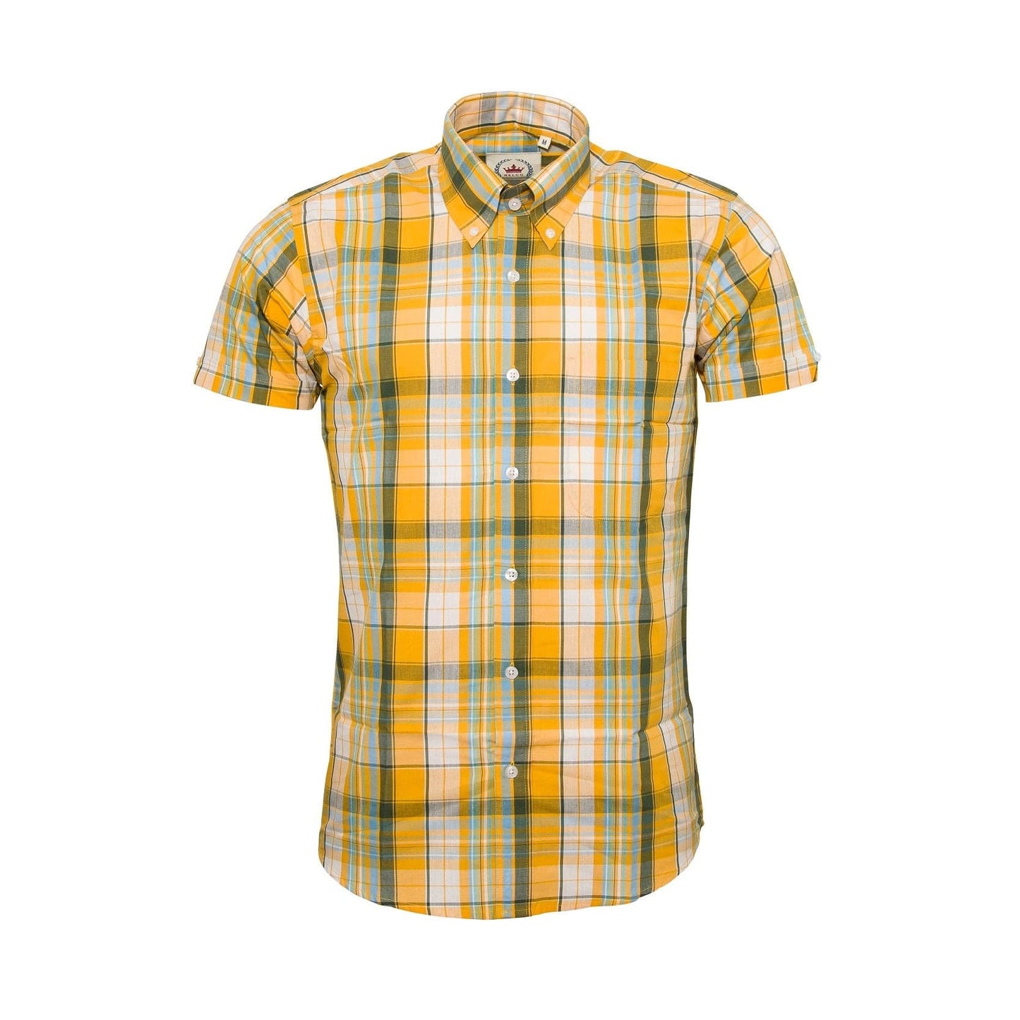 Relco Yellow Check Shirts S/S [CK-79]