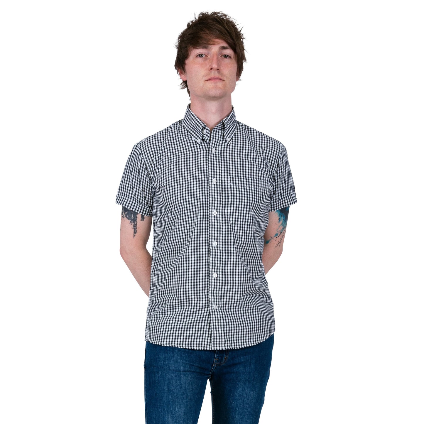 Relco Checkered Gingham S/S