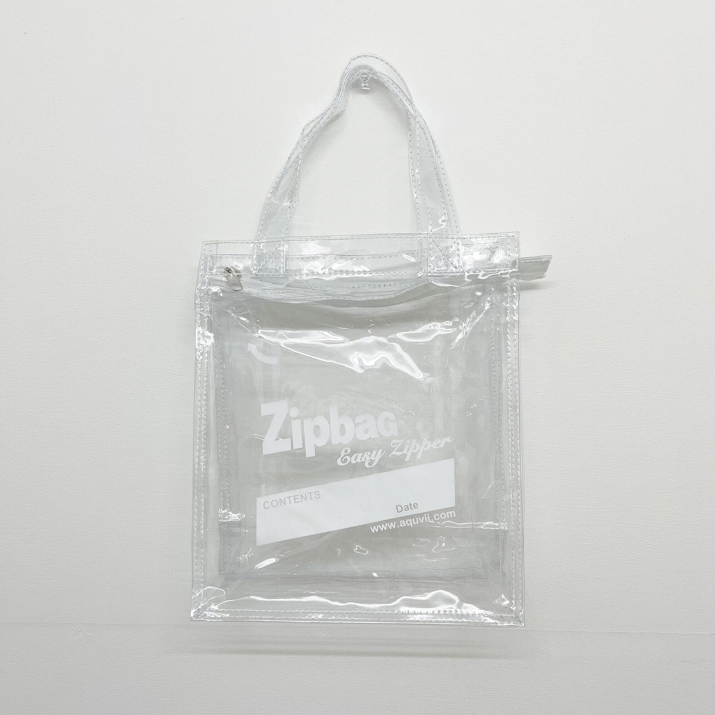 Zip bag〈White〉