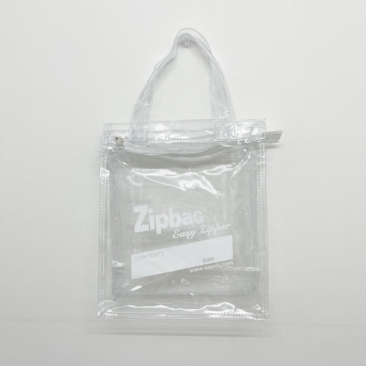 Zip bag〈White〉