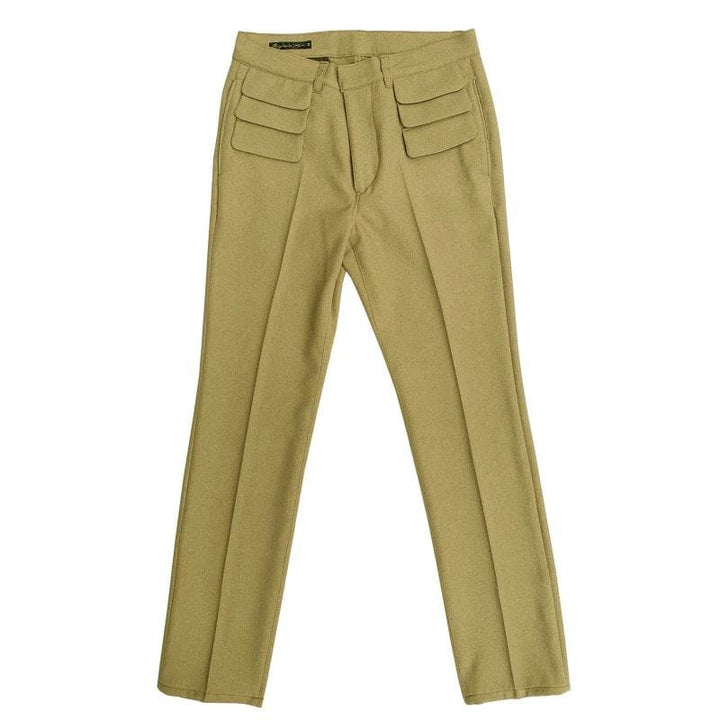 Original John(オリジナル ジョン) | 多重フラップのスタプレトラウザーズ〈Beige〉 - Sopwith camel