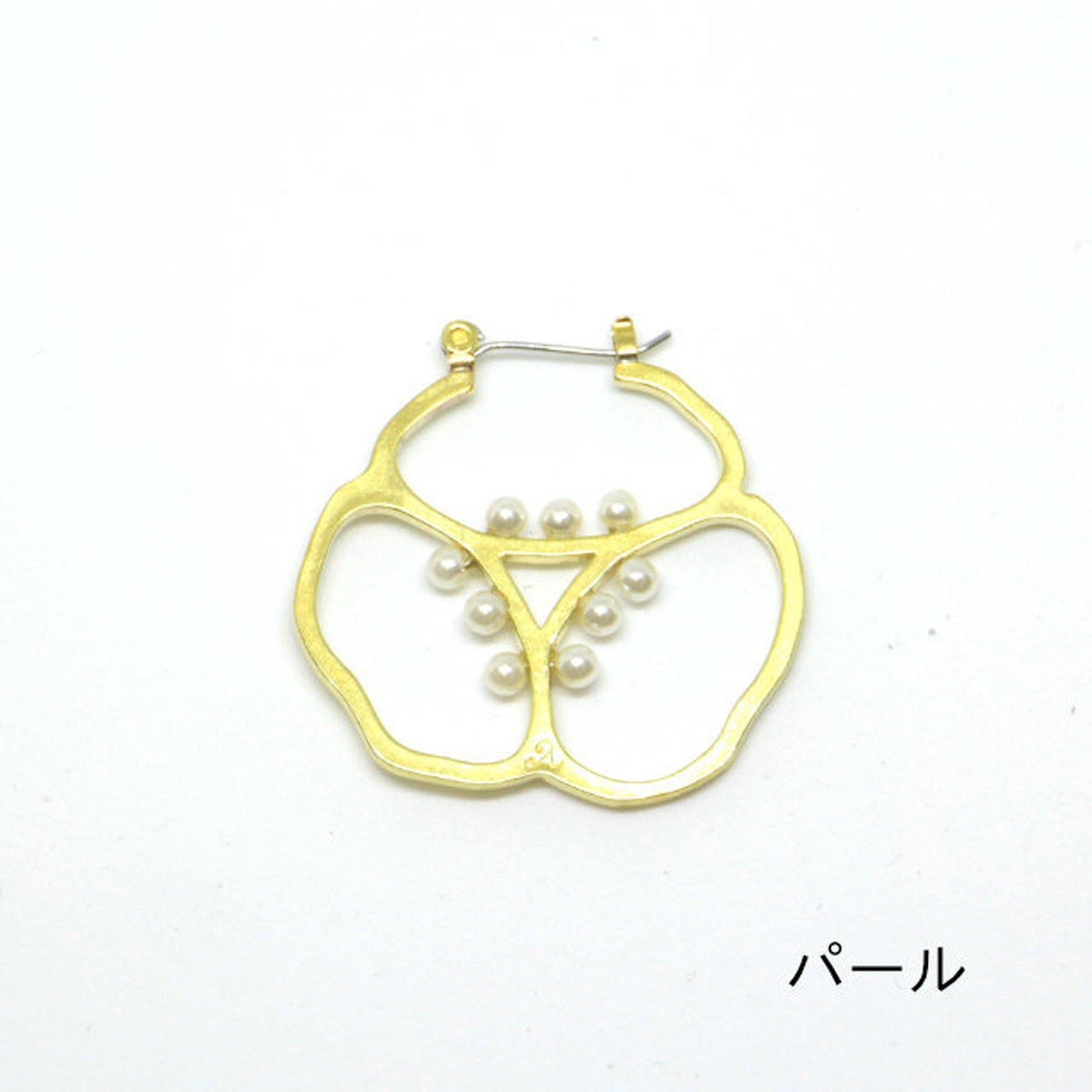 Aquvii(アクビ) | ピーマンを輪切りにしたような片耳ピアス Paprika pierce [aq.078] - Sopwith camel